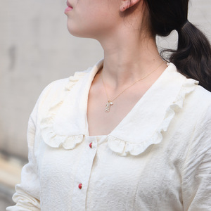 Collana con nome in cristallo pendente personalizzato con nome in zircone pieno con <span class=keywords><strong>pietra</strong></span> di nascita nome diamante 925 gioielli in argento massiccio personalizzati - Product Image 6