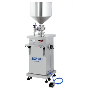 Best Price Vertical Semi Automatic Pneumatic Filling Machine for Liquid Cosmetic Cream Sauce Paste Filler