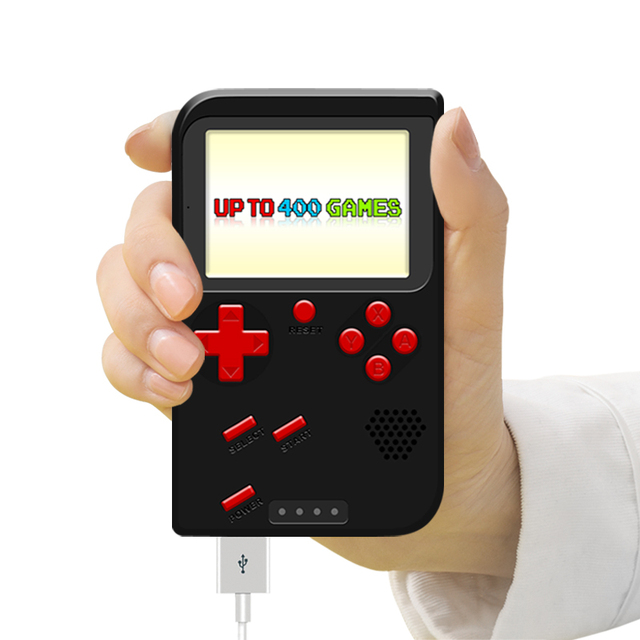 YLW Retro Portable Mini Handheld Game Console Video Games Player Color LCD Kids 8-bit 3.0 Inch Color Game Built-in 400 Pb03