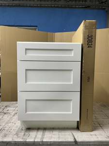 SANYANG Cabinetry, современный американский стиль, Белый шейкер RTA из цельного дерева, лакированный кухонный шкаф, поставщик, сделано во Вьетнаме - Product Image 6