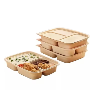 High Quality Eco-Friendly Customizable Food-Grade Food <b>Container</b> <b>Take</b> <b>Away</b> Packaging Box - Product Image 2
