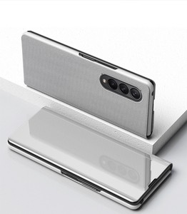 Coque arrière à rabat miroir pour <span class=keywords><strong>Samsung</strong></span> <span class=keywords><strong>Galaxy</strong></span> Z Fold 4, coque en plastique pour <span class=keywords><strong>Galaxy</strong></span> Z Fold 3 - Product Image 5