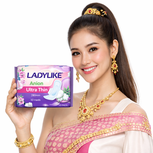 Toallas Sanitarias Desechables de Algodón Orgánico para Mujer, con Aniones Refrigerantes, Certificación FSC, Fabricante OEM - Product Image 1