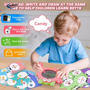 Cartes flash pour enfants avec 224 pages écriture dessin et mathématiques autisme orthophonie jouets parlant cartes flash jouets d'apprentissage - Product Image 3