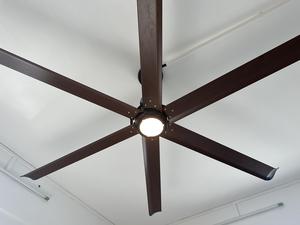VFans 6 aspas 2M DC Motor HVLS ventilador elegante patrón de madera aspas ventilador de refrigeración para cafetería escuela Hotel sala de estar - Product Image 4