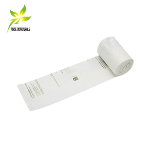 Tùy chỉnh phân hủy sinh học không nhựa Bio tinh bột ngô compostable 13gallon bin lót rác rác Thùng rác Túi trên cuộn - Product Image 1