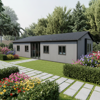 Conteneur Mobile Préfabriqué de Vie Extensible 40 Pieds 20 Pieds, Maison Conteneur avec Toilettes et Douche 3 Chambres