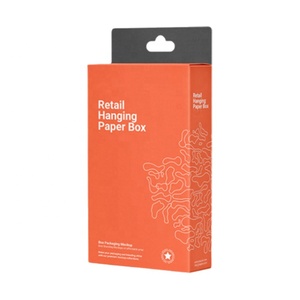 Nhà Máy Giá thấp tùy chỉnh in bao bì sản phẩm treo bán lẻ Kraft hộp giấy với logo của bạn - Product Image 1