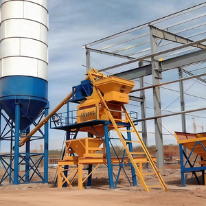 Silo de Cemento HZS50 de Corey, el Más Vendido, de Alto Rendimiento y Gran Capacidad, con Bomba de Motor de 90W de Alta Potencia, PLC, Planta Mezcladora de Concreto Perfecta - Product Image 3