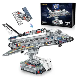 JAKI 8502太空玩具MOC航天飞机模型组装模型砖兼容8480儿童圣诞礼物积木