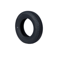 Pneu radial sans chambre à air WANDA 155R13C pour remorque légère, ensemble avec jante en acier de 13 pouces, indice de charge C, vitesse S, pour petite remorque ou caravane