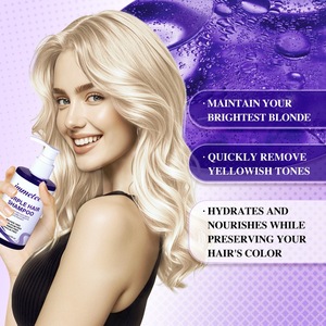 <span class=keywords><strong>แชมพู</strong></span>สี<span class=keywords><strong>ม่วง</strong></span>สำหรับผมบลอนด์ สูตรปราศจากซัลเฟต ลดความเหลือง ป้องกันสีซีดจาง <span class=keywords><strong>แชมพู</strong></span>ซิลเวอร์ ไม่มีสีเหลือง ผลิตแบบ OEM ขายส่ง - Product Image 4