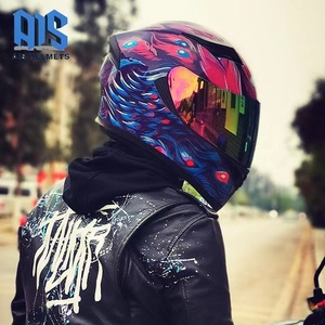Casque de <span class=keywords><strong>moto</strong></span> intégral approuvé par le DOT haut de gamme avec casques de <span class=keywords><strong>moto</strong></span> en ABS de taille libre à longue queue dans une boîte neuve emballée - Product Image 2