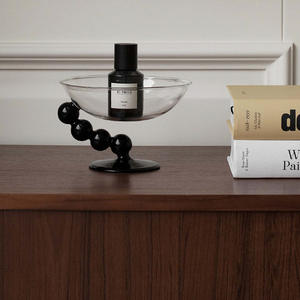 New Creative Handcrafted Glass Candy Dried Bowl With Lounge <strong>Dessert</strong> <strong>Tray</strong> - Product Image 5