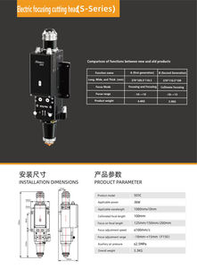 Máquina de Corte Láser de Fibra Portátil de Alta Precisión con Enfoque Automático OSPRI, Fuente de Láser MAX de 1.5KW 3015, Cortadora de Metal con Certificación CE - Product Image 2