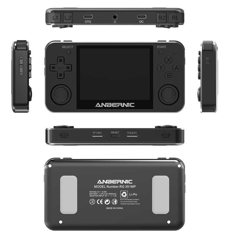 Anbernic RG351MP - Pocket Game Machine with 3.5 Inch IPS Screen