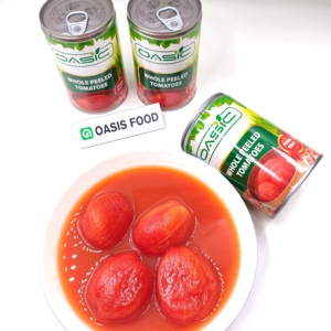 Pasta de Tomate Pelado enlatado en Agua Salada, Sabor Dulce Halal, de la Mejor Calidad, en Tambor a Granel, Marca OASIC/OEM - Product Image 2