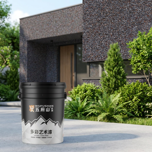 Pintura Artística de Piedra de Cristal Wufushan con Textura Mineral Reflectante, Adecuada para Acabados de Paredes en Vestíbulos de Hoteles y Villas - Product Image 2