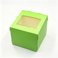 Boîtes en carton pour gâteaux, emballage de boulangerie personnalisé avec logo, boîte avec fenêtre transparente, qualité alimentaire, fournisseur en gros OEM