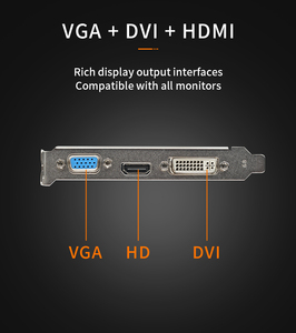 Peladn GPU Geforce GT 730 4GB DDR3 Kartu Grafis VGA-Karte GT730 GK208 4GB 128-Bit-Single-Fan-<span class=keywords><strong>Desktop</strong></span>-Grafikkarten Grafikkarte - Product Image 5