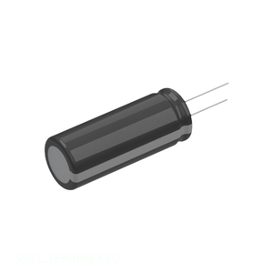 ตัวเก็บประจุแบบรูทะลุ390 uF 20% 35V ตัวเก็บประจุแบบมีรูตรง390 35ZLJ390M8X20 - Product Image 1