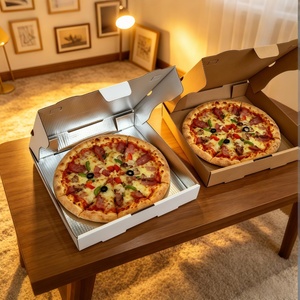 Boîte de livraison de pizza pour scooter, moto, boîte à pizza isolée en fibre de verre pour livraison à vélo, conteneur pour aliments chauds - Product Image 1