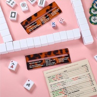 Lecteur de lignes de Mahjong en acrylique transparent, portable, amovible, guide de règles, aide au placement des tuiles, support, cadeau