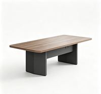 Table de conférence multifonctionnelle en bois massif moderne et durable pour le bureau, l'école, l'hôpital