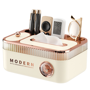 Sang Trọng Nhà & Khách Sạn Máy Tính Để Bàn Tổ Chức Với Mùa Xuân Khăn Ăn Lưu Trữ Nhựa Mặt Mô Hộp Cho Phòng Tắm Phân Chia - Product Image 6