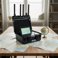 Système de détection et de surveillance FPV passif portable, portatif, 1-10 km, 300M~1.5G, 2.4G, 5.5.8G, détecteur de drone omnidirectionnel à 360 degrés