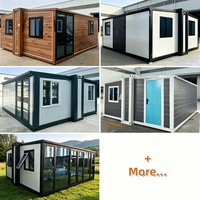 Maison conteneur préfabriquée Mini 700 extensible, idéale pour une station de villégiature en montagne