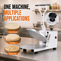 Presse à tortillas électrique commerciale 3300W avec plaque chauffante ronde de 18 pouces pour la préparation de la croûte de pizza, des pains plats et des tacos