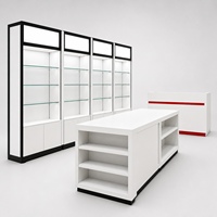 Vitrine d'exposition personnalisée pour téléphones portables, comptoir d'affichage LED pour magasin de téléphonie mobile, fabricant complet d'agencements de magasin OEM ODM