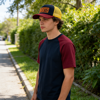 Casquettes Trucker Unisexe en Maille avec Broderie 3D – Chapeau 5 Panneaux de Haute Qualité pour Sport, Pêche, Plein Air, Voyage – Style Tendance