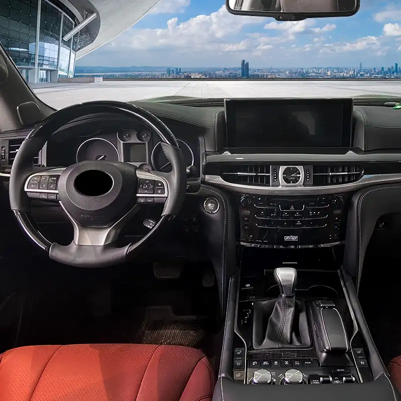 Maictop ل كزس LX570 الداخلية عجلة القيادة سيارة شاشة لوحة مجموعة كاملة 2008-2015 ترقية إلى 2016-2022