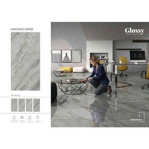 Crema Italia Arabic Design Glossy Polished Porcelain Tiles 600x1200mm Luxury Ceramic Floor Wall Tiles - Product Image 3