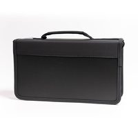 Guangdong Fabricant 96 Capacité DVD CD Disque Sac Titulaire VCD Portefeuilles Blu-ray Media Case Support De Stockage Organisateur Portefeuille