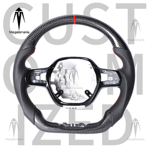 พวงมาลัยคาร์บอนไฟเบอร์สำหรับ <span class=keywords><strong>Honda</strong></span> <span class=keywords><strong>Civic</strong></span> รุ่นที่ 11, Fit, Spiro, Accord, CR-Z, Insight, S2000, Type-R FK8, Type R GK5 - Product Image 2