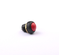 Interrupteur à bouton-poussoir momentané manuel électrique Toowei 12 mm, différentes couleurs, soudage rouge, IP67, 3A, 220V, étanche, rond, en plastique