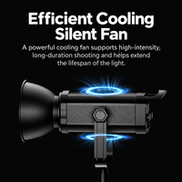 Lampe vidéo LED COB bicolore Pro 2700K-6500K, monture Bowens, télécommande APP, CRI95 + pour Godox SL300IIBi amaran 300X Nanlite FS-300B