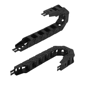 YHD H18X25mm R28 R38 R48 Cable Carrier Protective Drag Chain Engineering Plastic Cable Drag Chain for Automatic CNC Machine