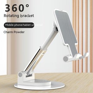 2023 Bán hàng nóng xách tay có thể gập lại máy tính để bàn điện thoại đứng Silicone chống trượt 360 xoay điện thoại di động chủ - Product Image 4