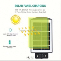 Lampe solaire LED tout-en-un 30W 60W 80W 100W 120W IP65 étanche avec détecteur de mouvement et batterie LiFePO4 pour jardins et routes