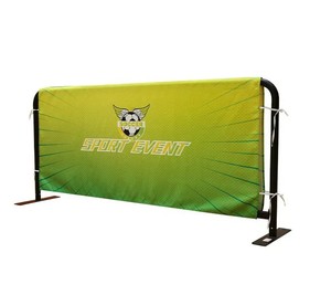 Custom Barrier Barricade <b>Banners</b> Portable Vinyl Fence Cover Mesh for Outdoor Made of High Quality Polyester - Product Image 2