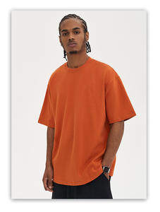 Coton de première qualité Impression de logo personnalisé Impression de t-shirt personnalisé T-shirt uni surdimensionné pour hommes - Product Image 5