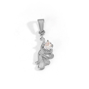 Collezione di ciondoli bikini lucidi F238 in acciaio inossidabile placcato oro 18K PVD con zirconi, a forma di cuore, angelo, fiore, ciondoli fai da te, impermeabili e anti-ossidazione. - Product Image 2
