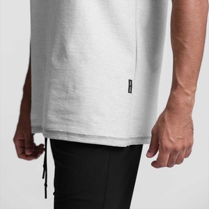 Camiseta Deportiva de Algodón de Gran Tamaño, Transpirable, de Punto, Personalizada de Alta Calidad, sin Mangas, con Cuello Redondo, Estilo Vintage para Hombre - Product Image 3