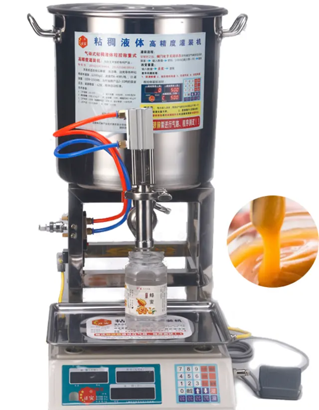 Полуавтоматическая машина для наполнения пищевого растительного масла, цена производителя, машина для наполнения йогурта с медовым кремом