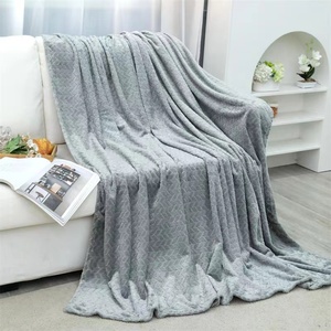 Coperta in pile di corallo Super morbida Double face per il nuovo nato carino Design personalizzato a <span class=keywords><strong>stella</strong></span> spessa in pile <span class=keywords><strong>polare</strong></span> di flanella solido gioioso - Product Image 4