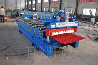 Máquina para Fabricar Láminas de Hierro Corrugado con Pantalla Táctil PLC Siemens, Certificación CE/ISO, Máquina para Láminas de Techo Corrugado